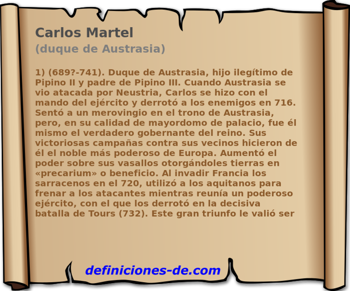 Carlos Martel (duque de Austrasia)