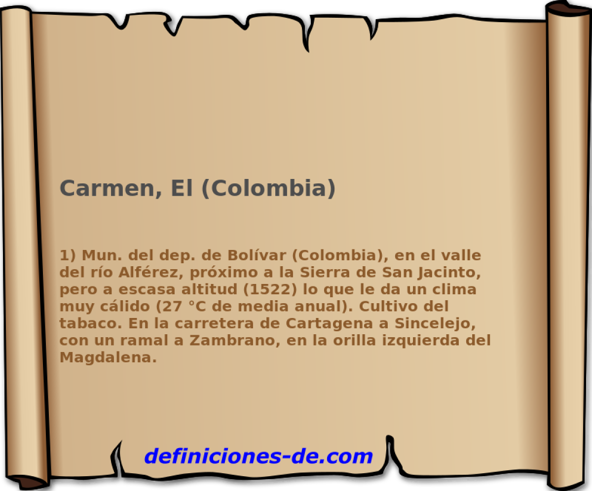 Carmen, El (Colombia) 