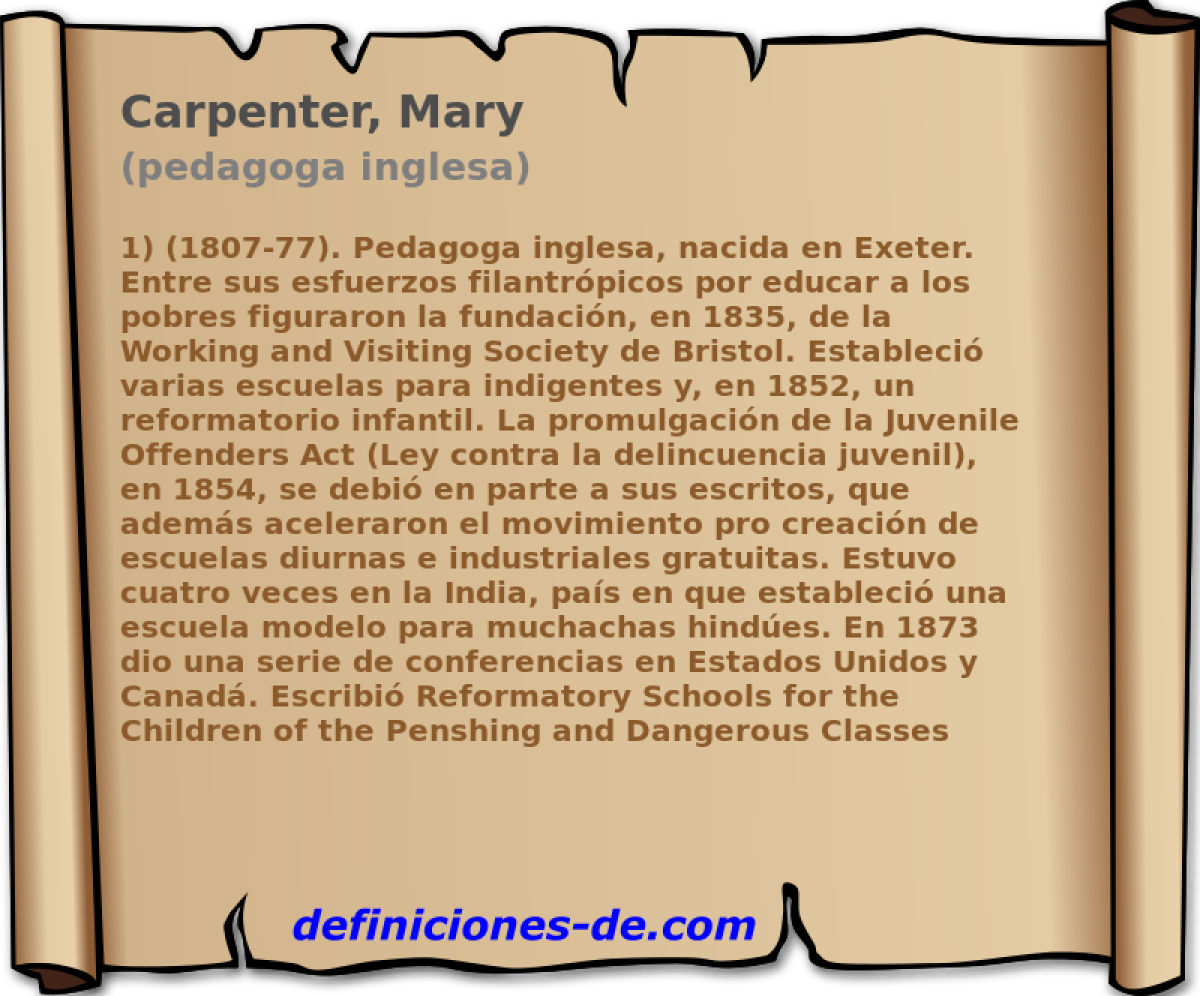 Carpenter, Mary (pedagoga inglesa)