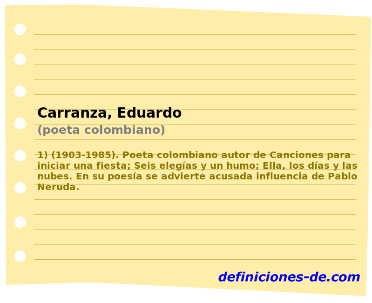 Carranza, Eduardo (poeta colombiano)