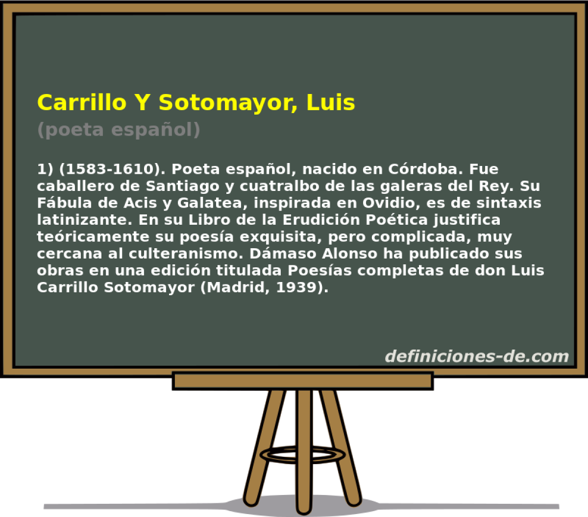 Carrillo Y Sotomayor, Luis (poeta espaol)