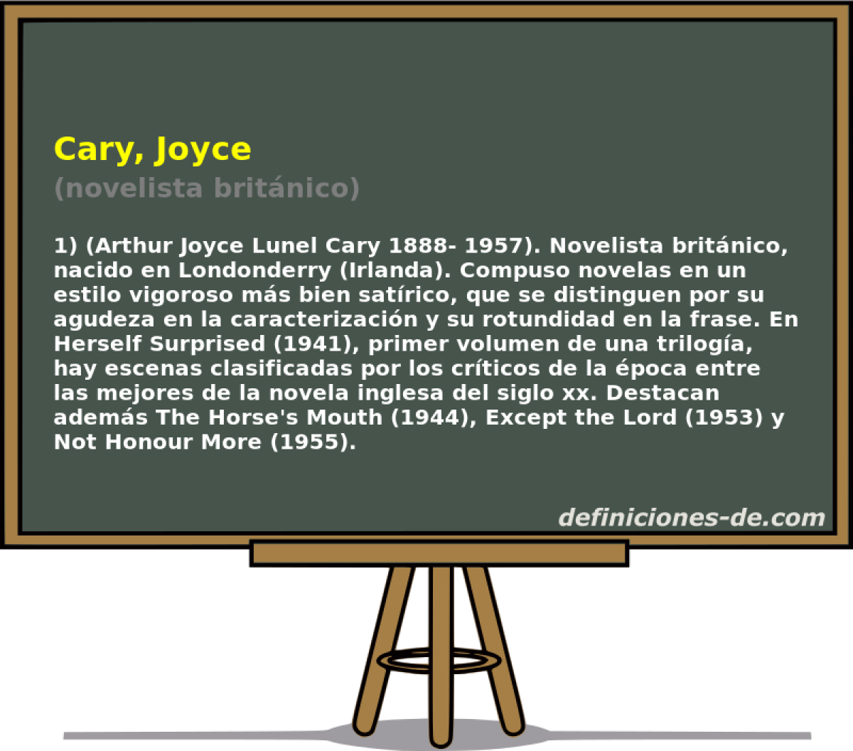 Cary, Joyce (novelista britnico)
