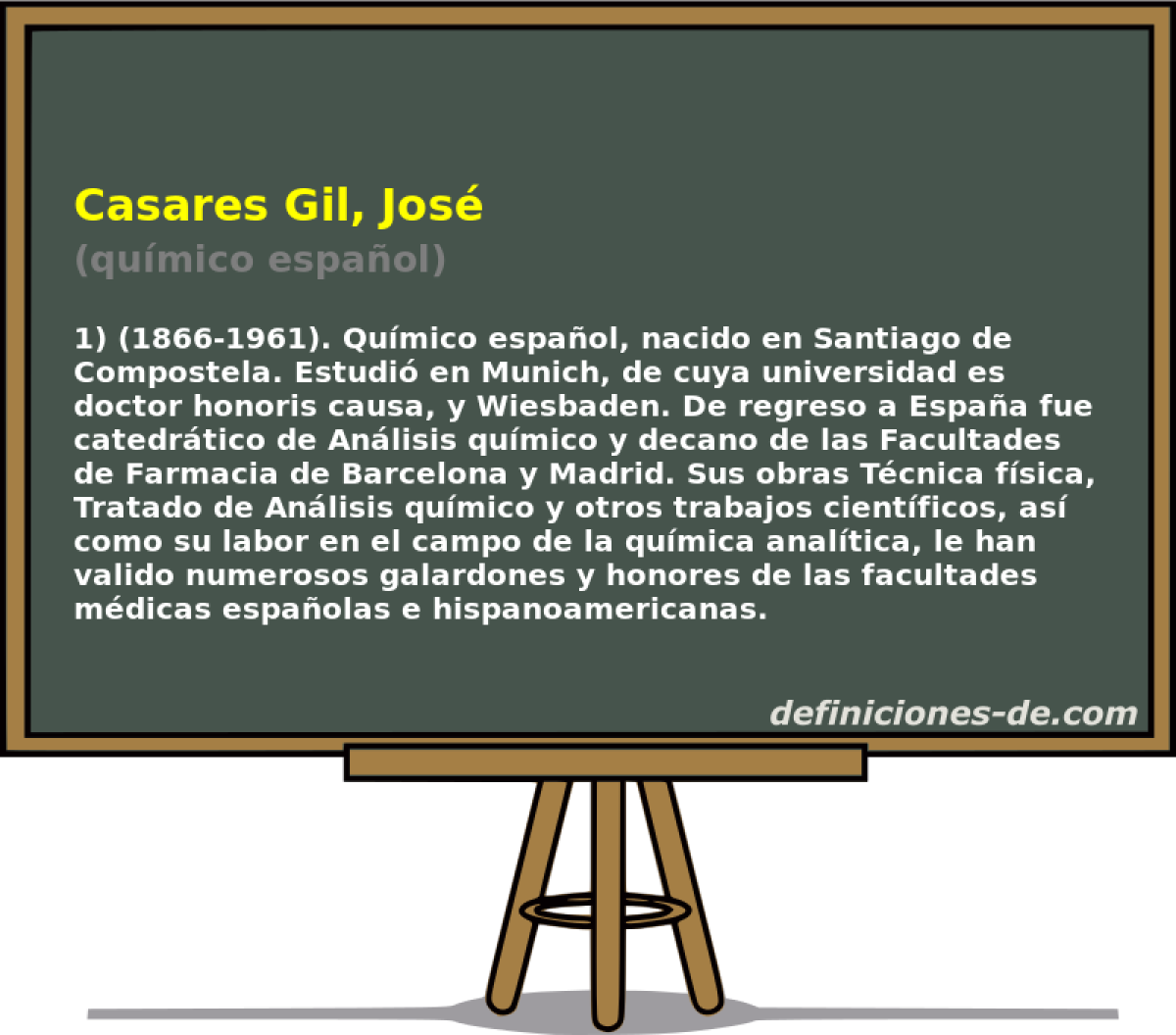 Casares Gil, Jos (qumico espaol)