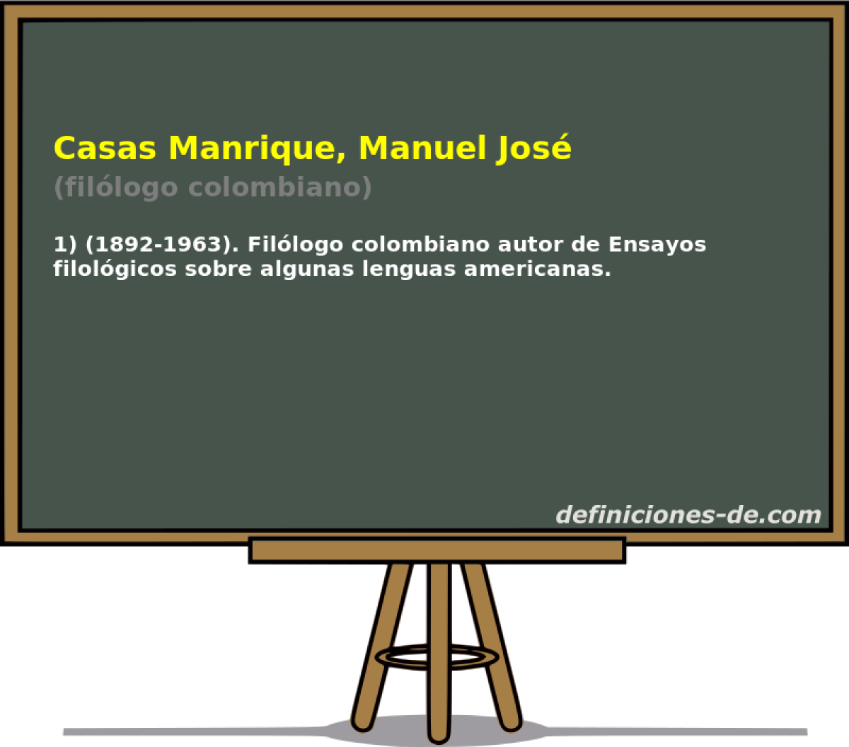 Casas Manrique, Manuel Jos (fillogo colombiano)