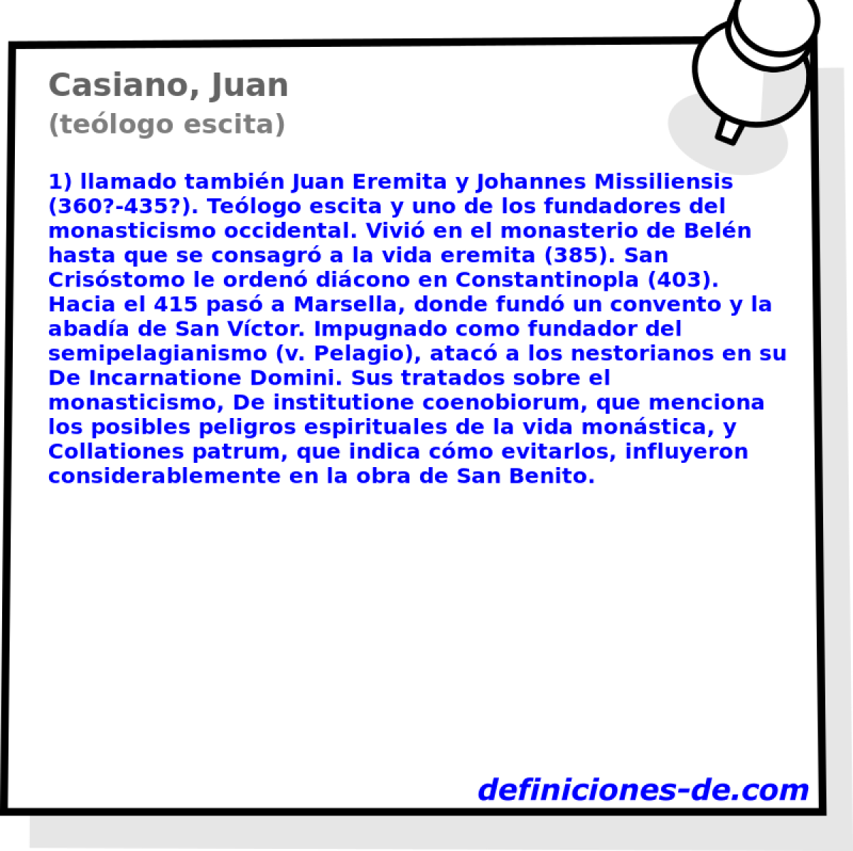 Casiano, Juan (telogo escita)