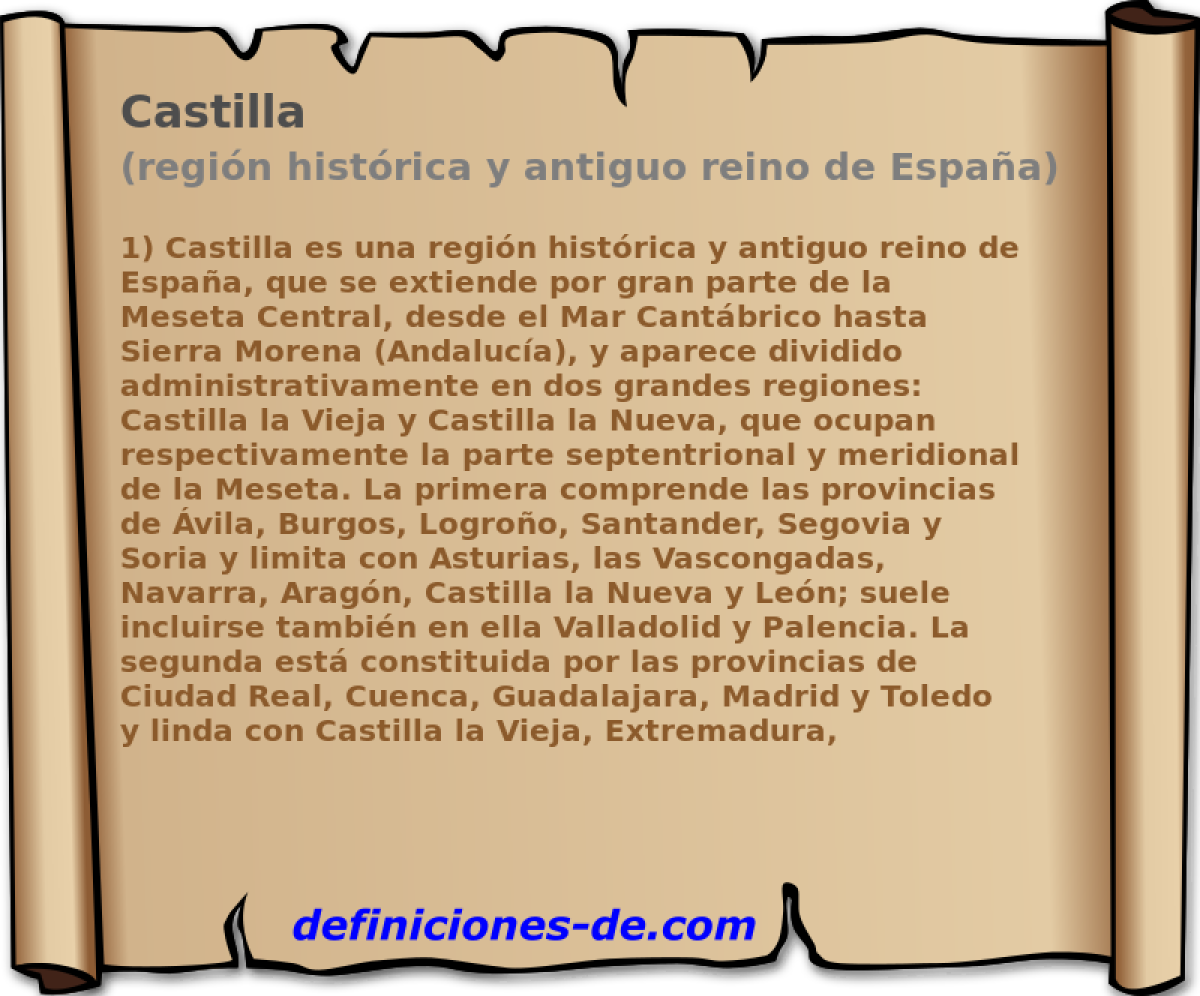 Castilla (regin histrica y antiguo reino de Espaa)