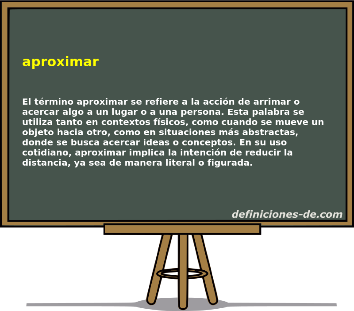 aproximar 