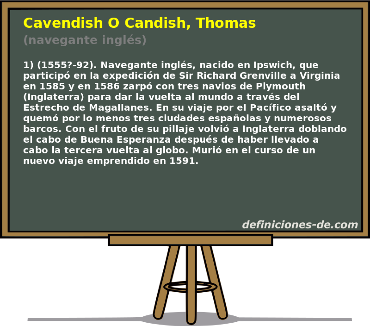 Cavendish O Candish, Thomas (navegante ingls)
