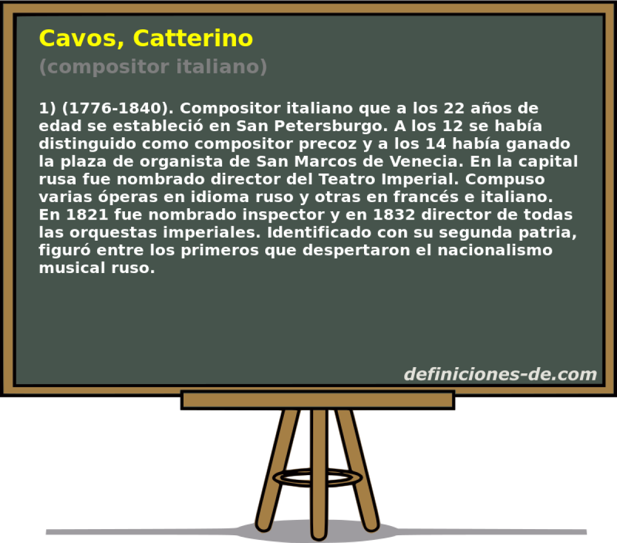 Cavos, Catterino (compositor italiano)