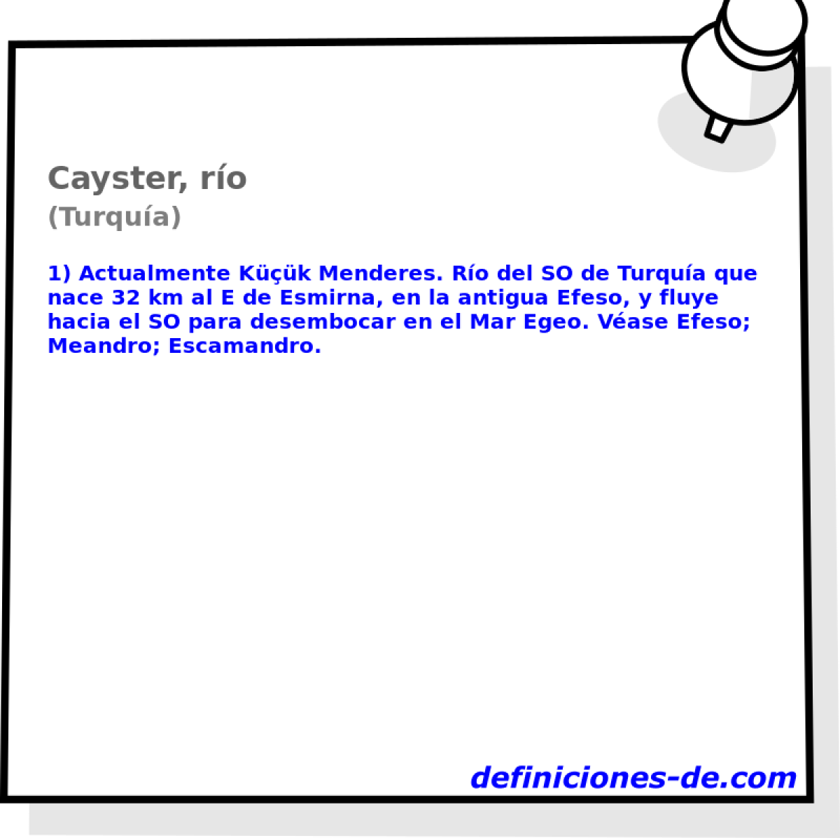 Cayster, ro (Turqua)