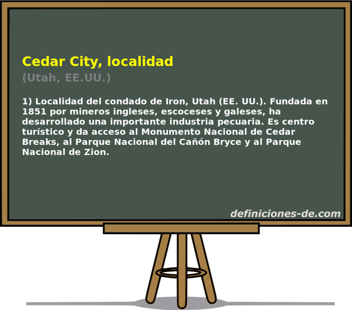 Cedar City, localidad (Utah, EE.UU.)