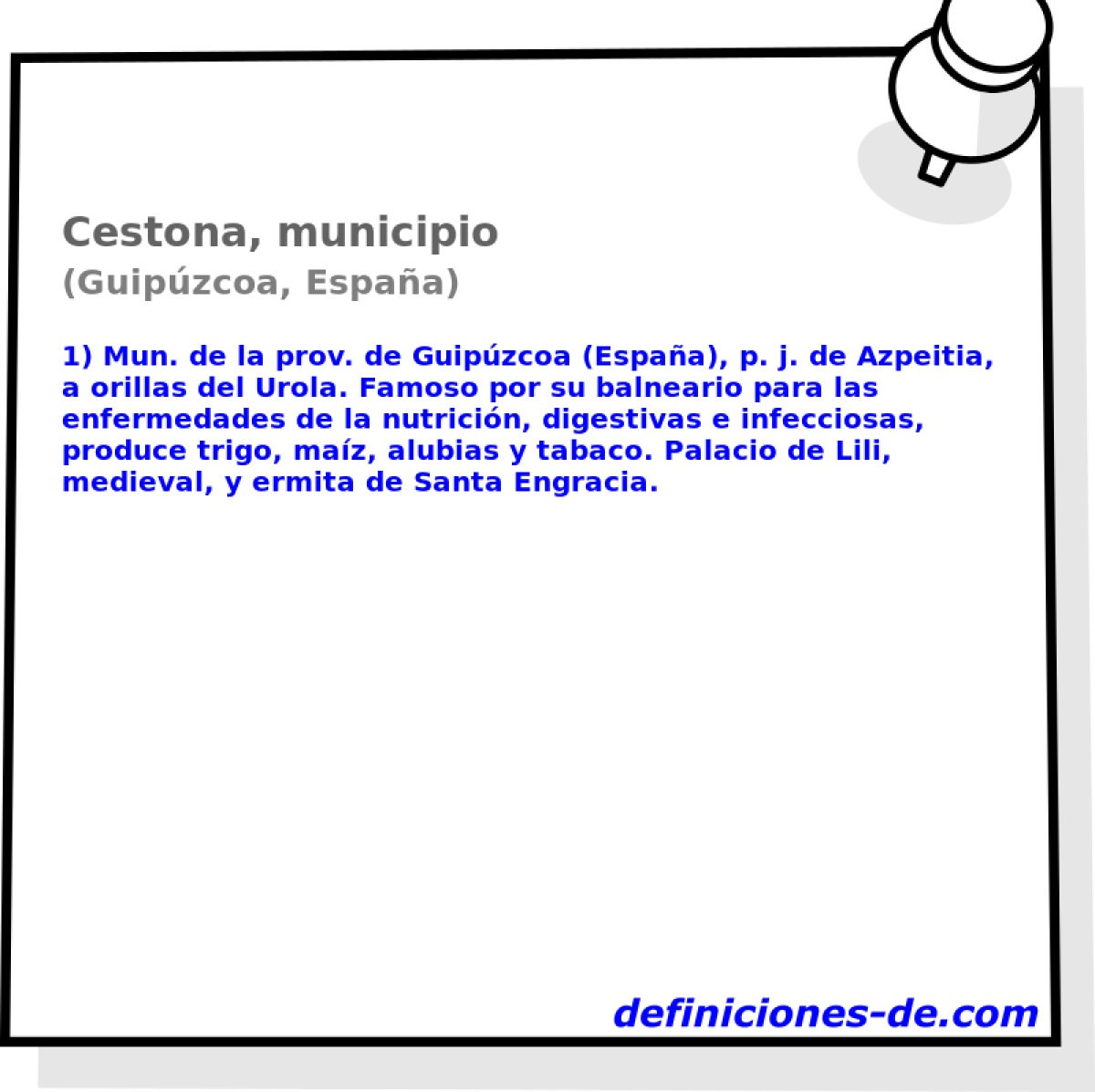 Cestona, municipio (Guipzcoa, Espaa)