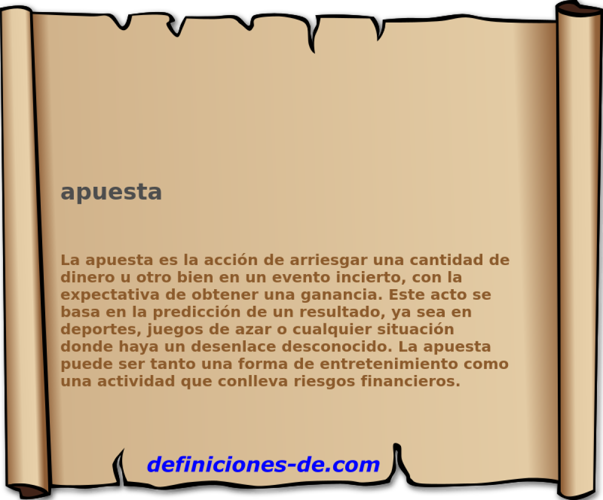 apuesta 