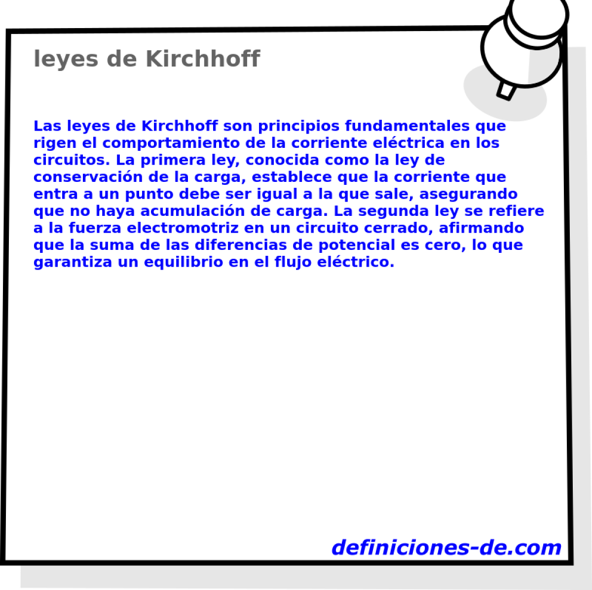 leyes de Kirchhoff 