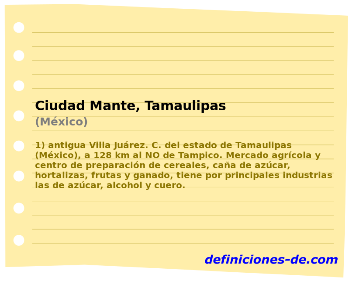 Ciudad Mante, Tamaulipas (Mxico)