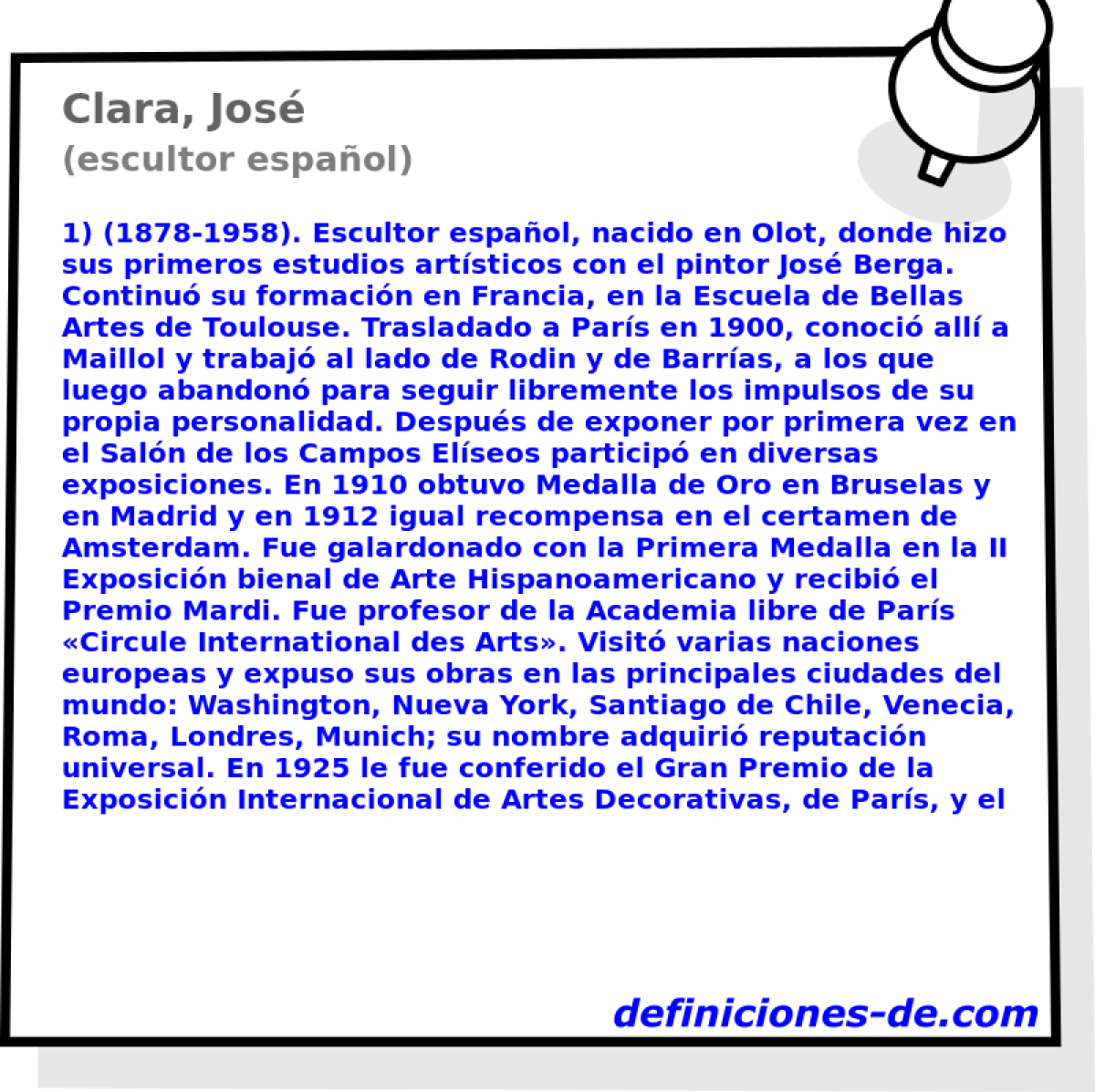 Clara, Jos (escultor espaol)