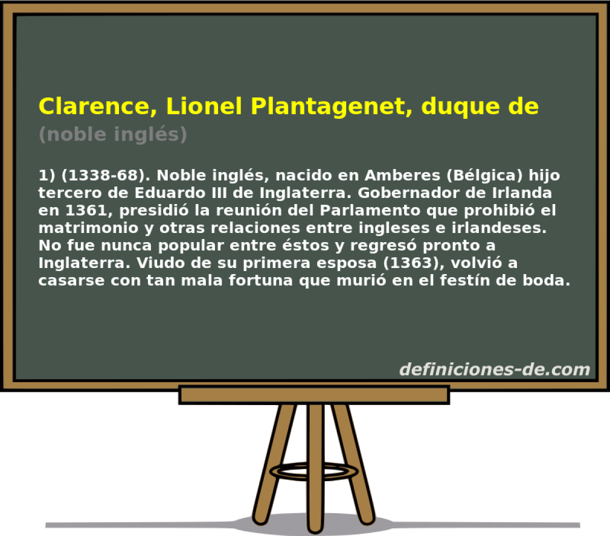 Clarence, Lionel Plantagenet, duque de (noble ingls)