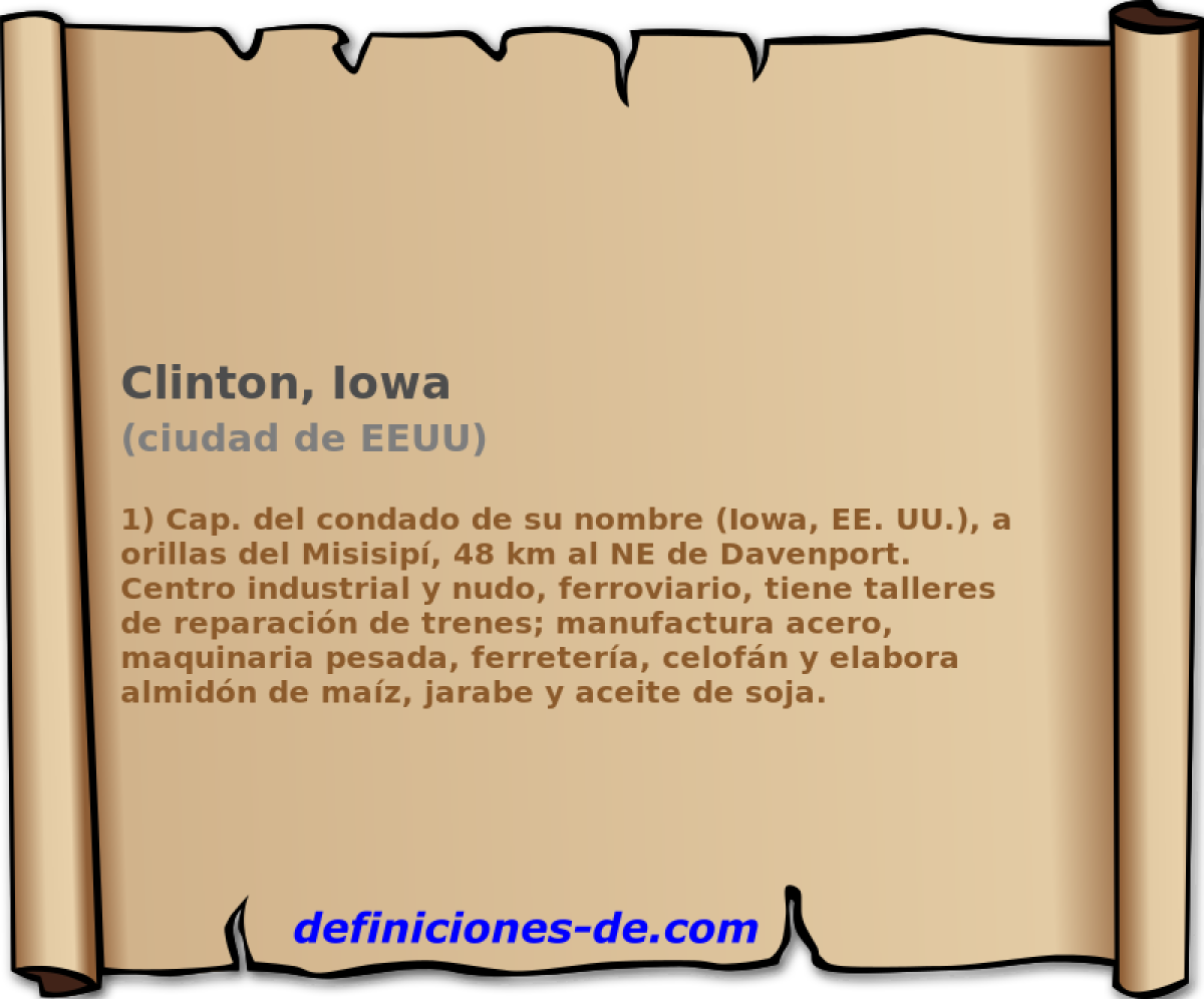 Clinton, Iowa (ciudad de EEUU)