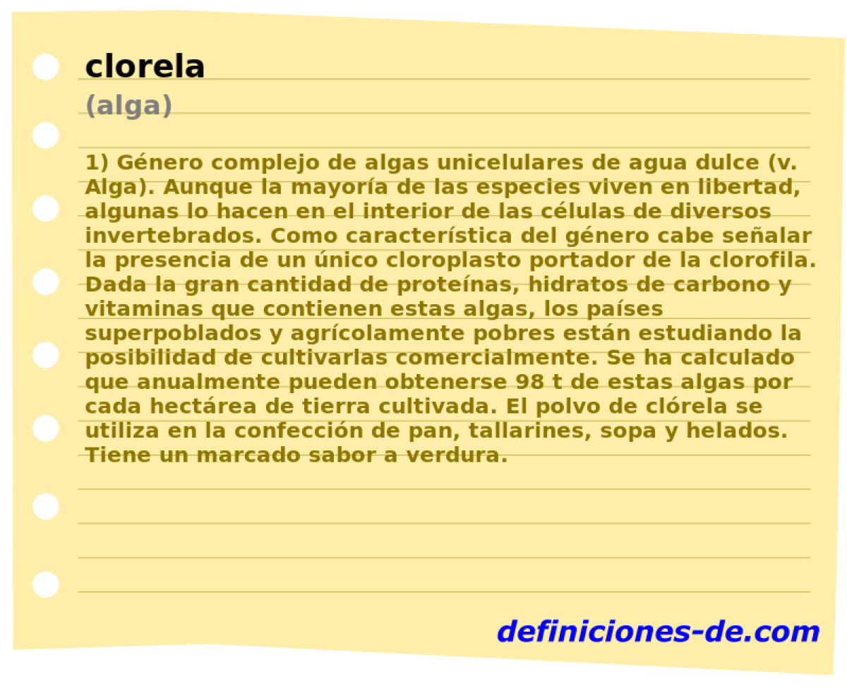 clorela (alga)