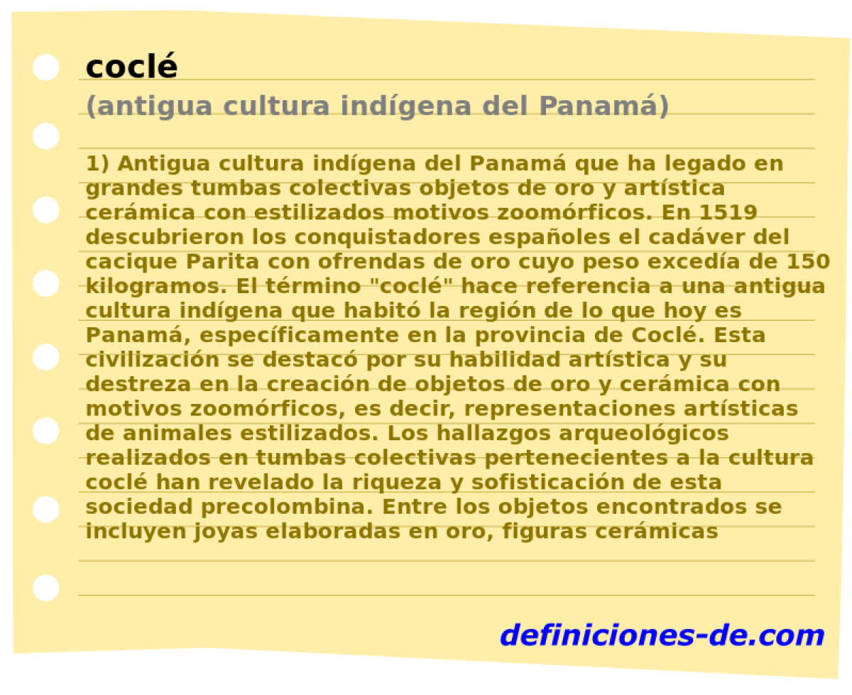 cocl (antigua cultura indgena del Panam)