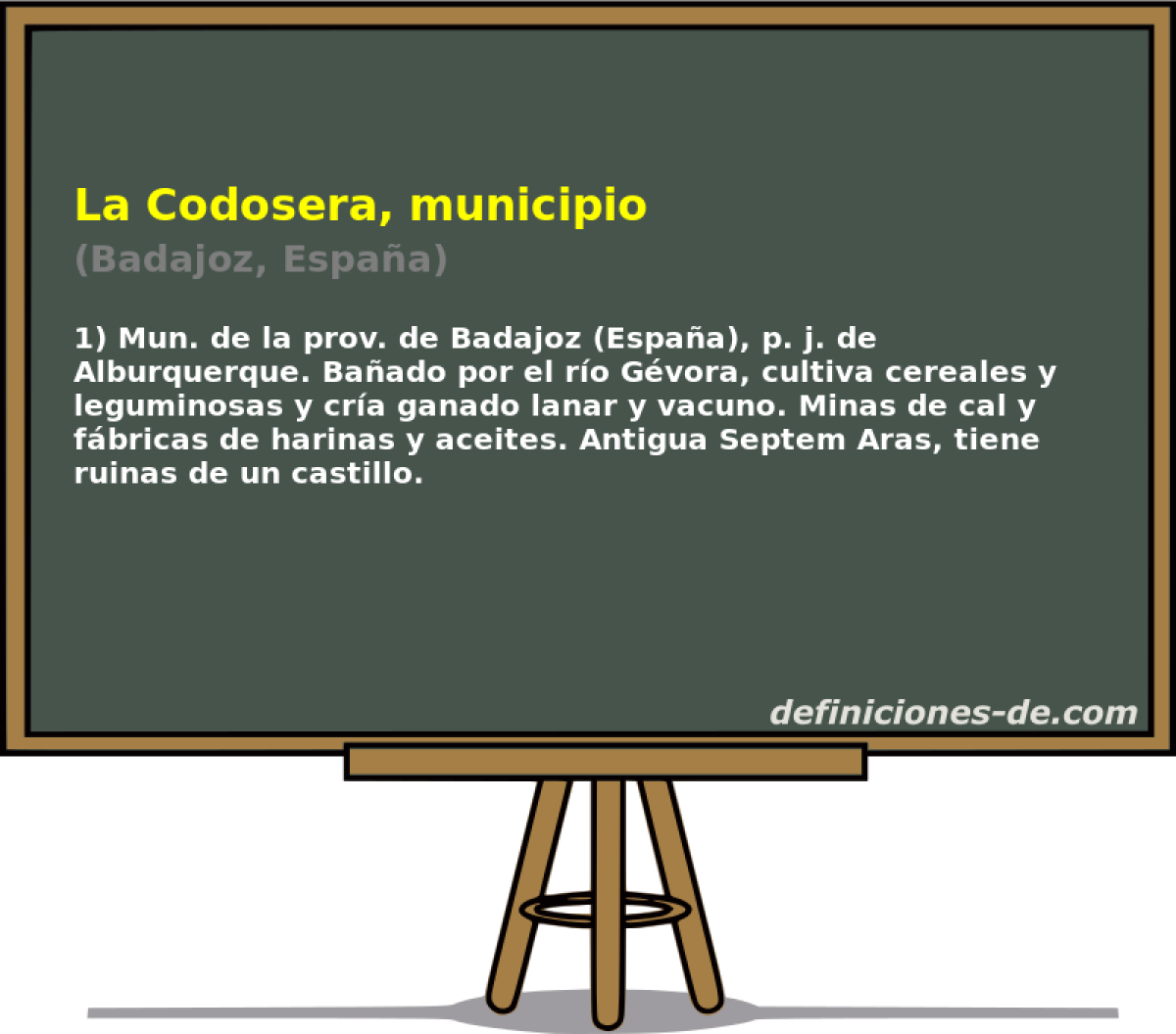 La Codosera, municipio (Badajoz, Espaa)