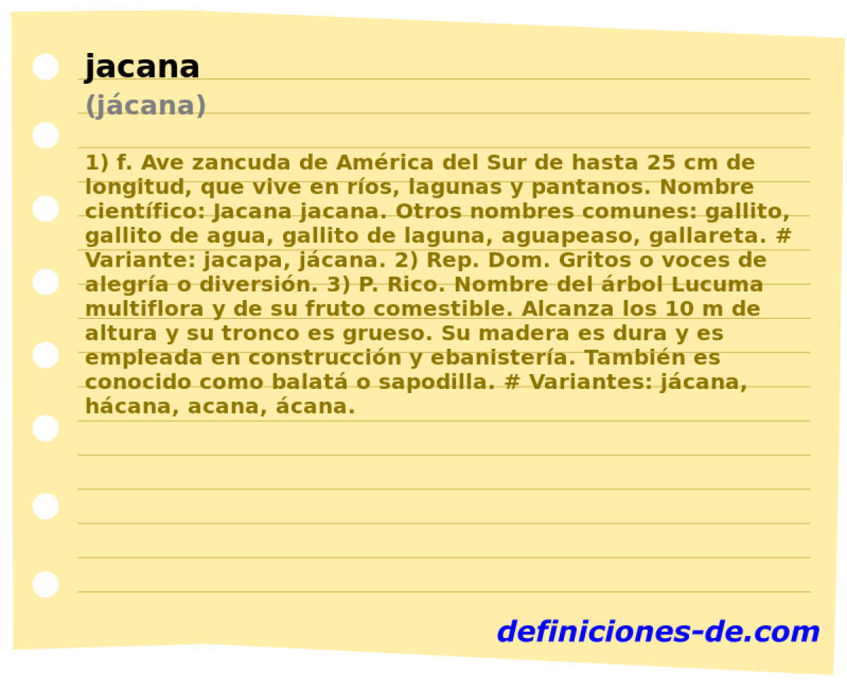 jacana (jcana)