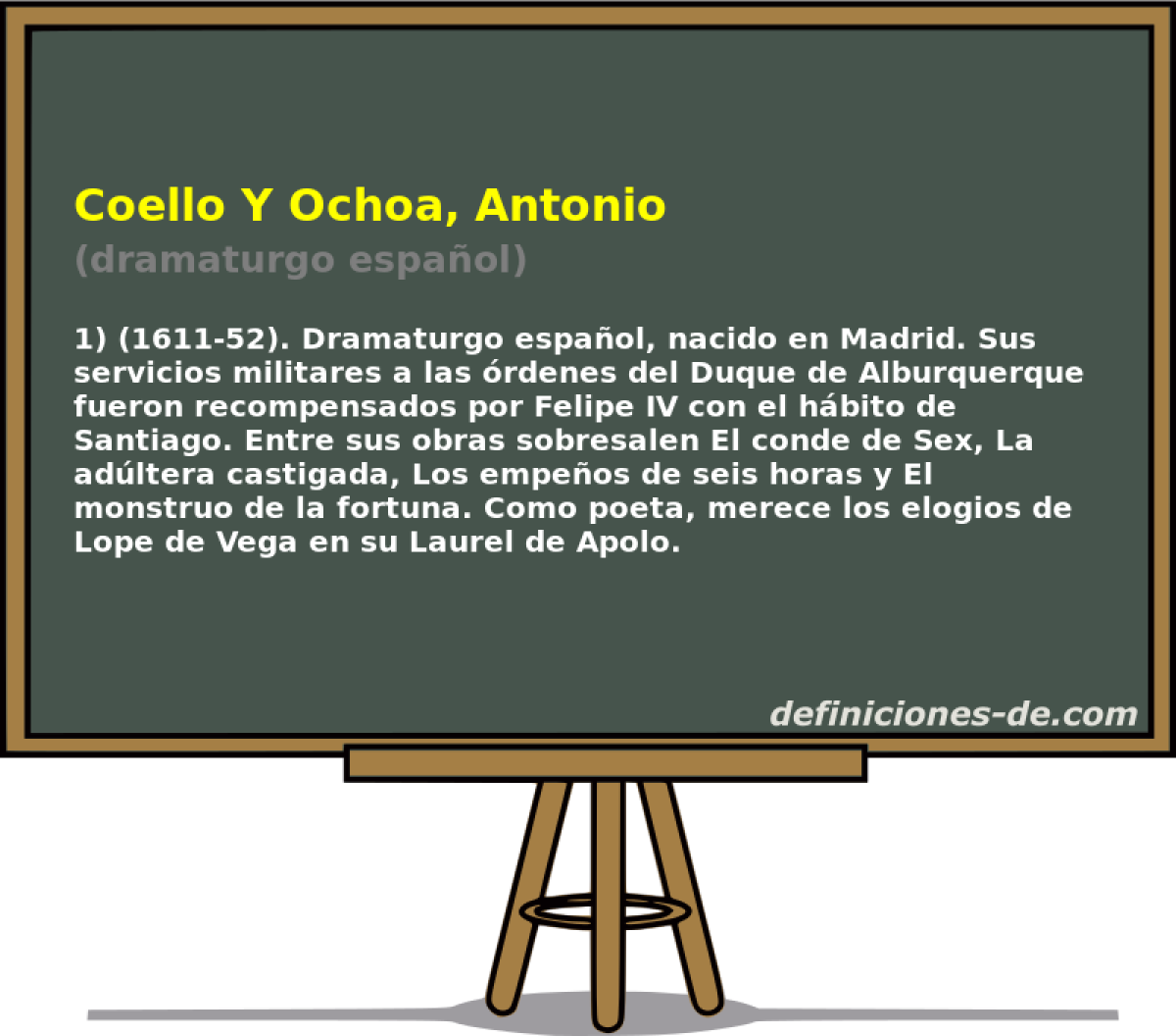 Coello Y Ochoa, Antonio (dramaturgo espaol)