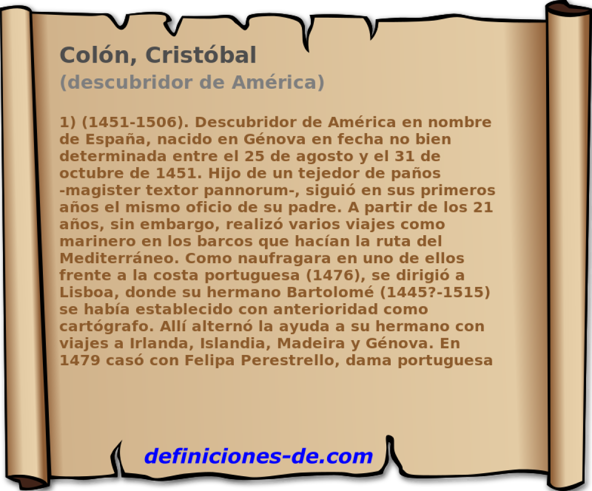 Coln, Cristbal (descubridor de Amrica)