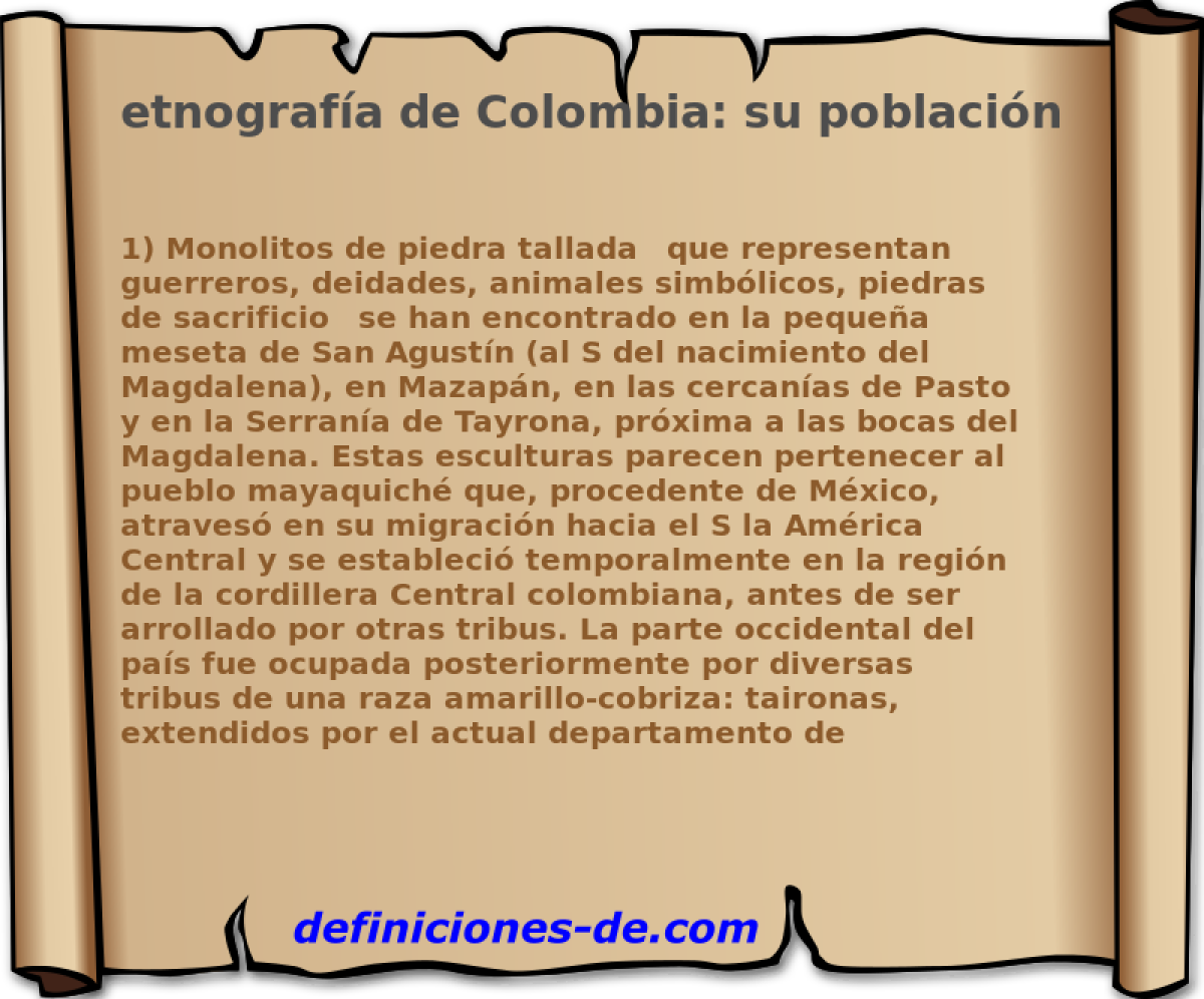 etnografa de Colombia: su poblacin 