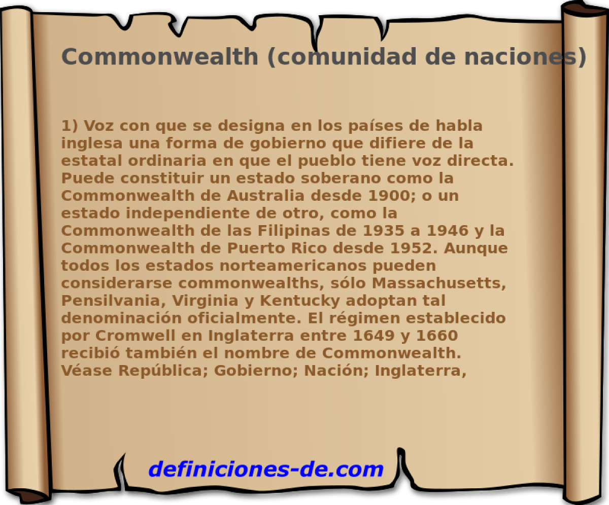 Commonwealth (comunidad de naciones) 