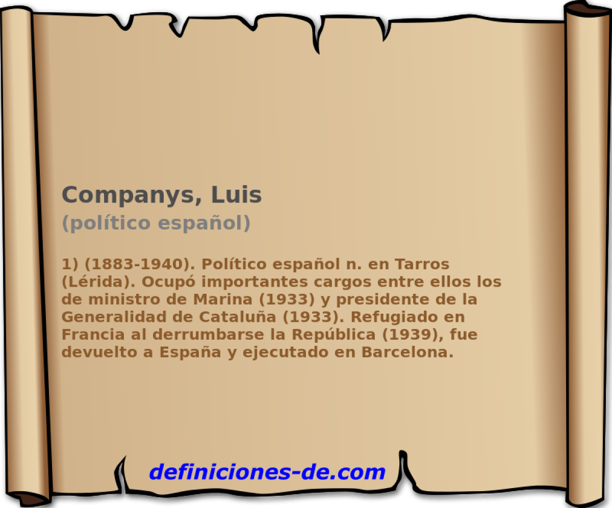 Companys, Luis (poltico espaol)