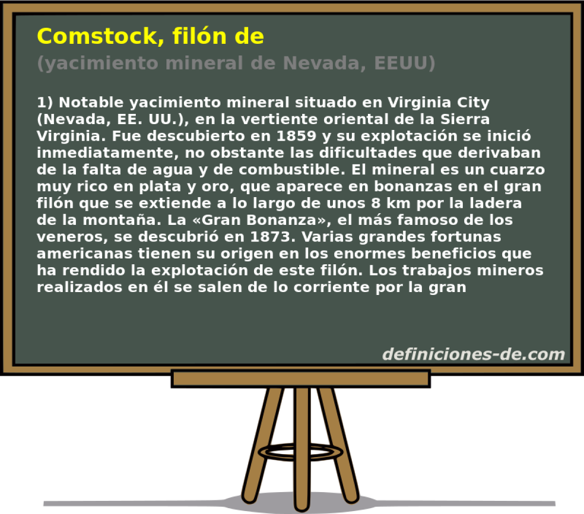 Comstock, filn de (yacimiento mineral de Nevada, EEUU)