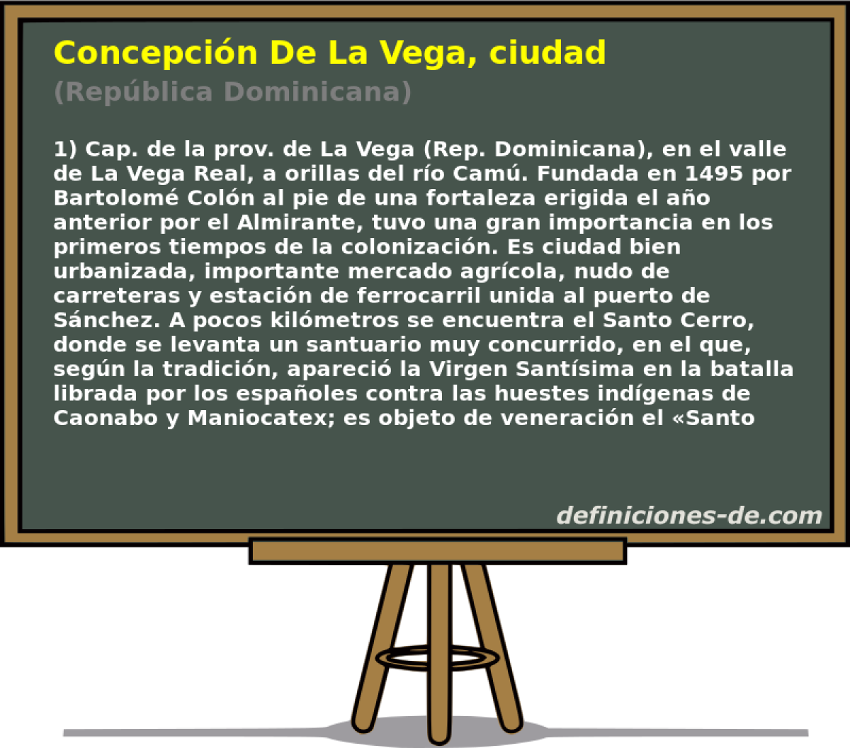 Concepcin De La Vega, ciudad (Repblica Dominicana)