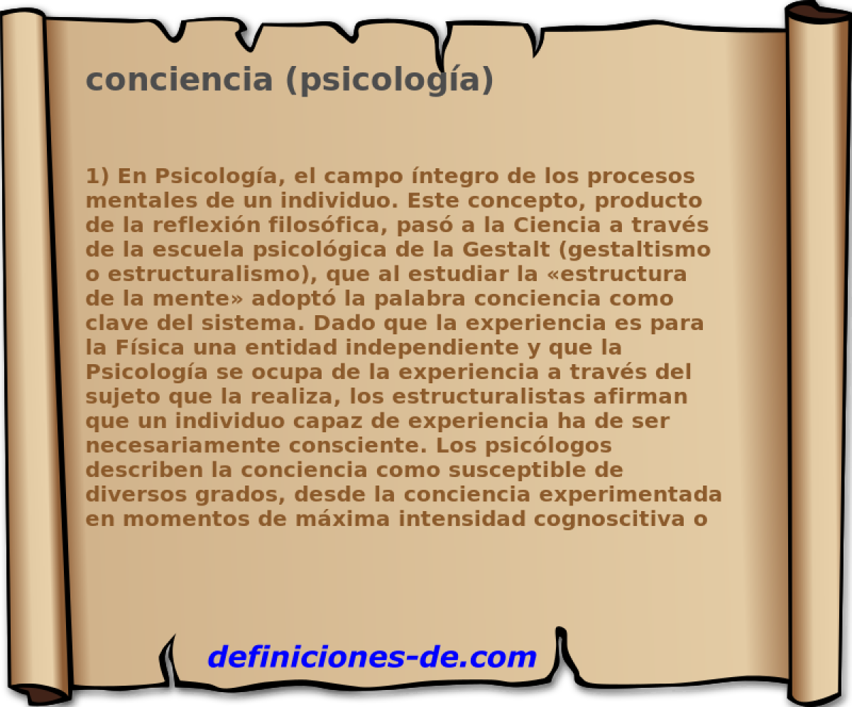 conciencia (psicologa) 