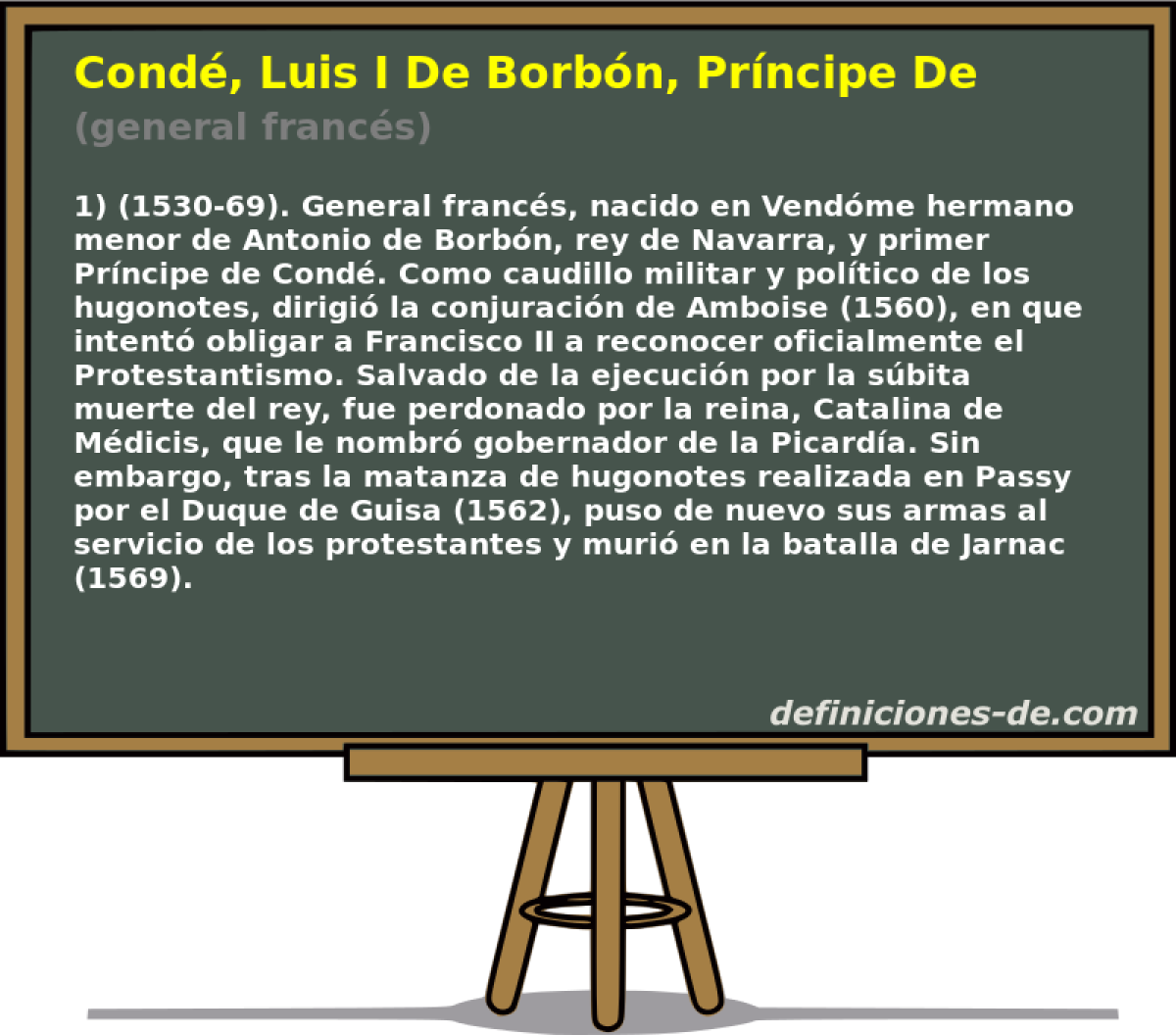 Cond, Luis I De Borbn, Prncipe De (general francs)