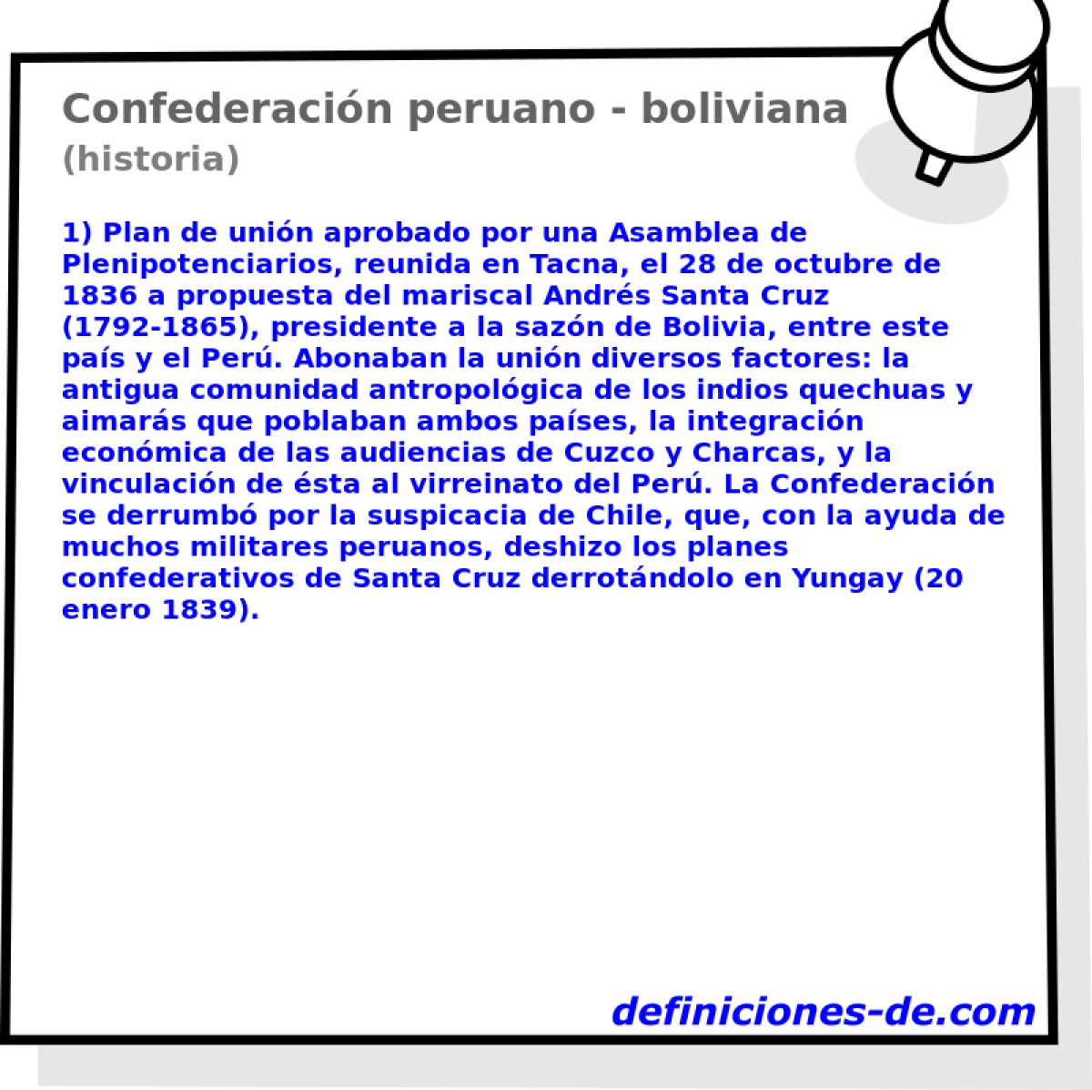 Confederacin peruano - boliviana (historia)