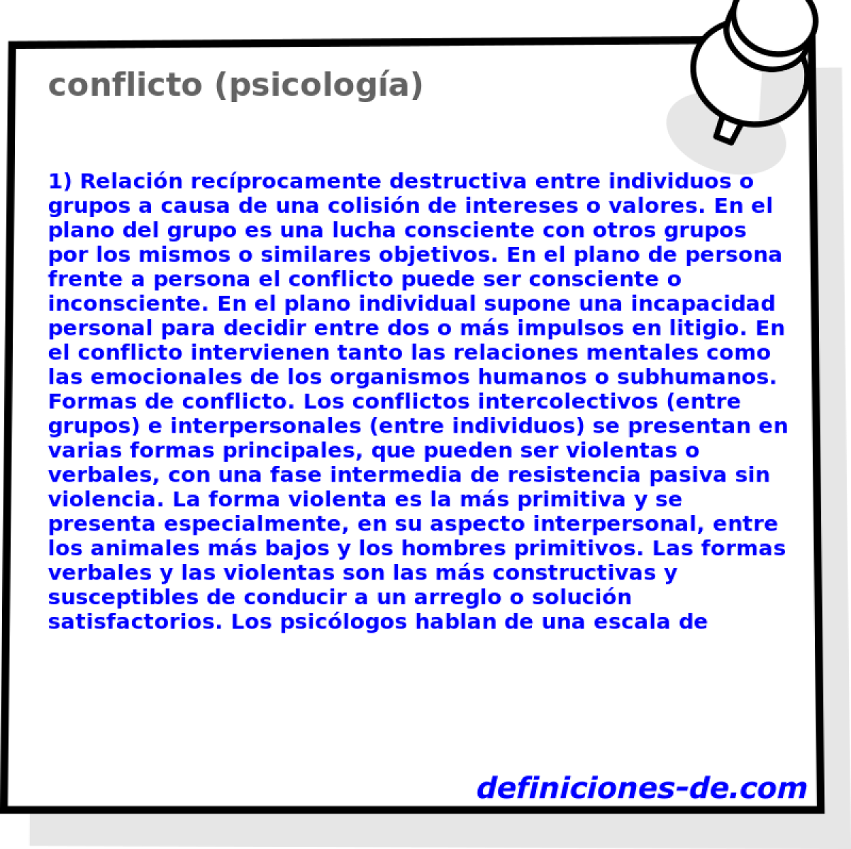 conflicto (psicologa) 