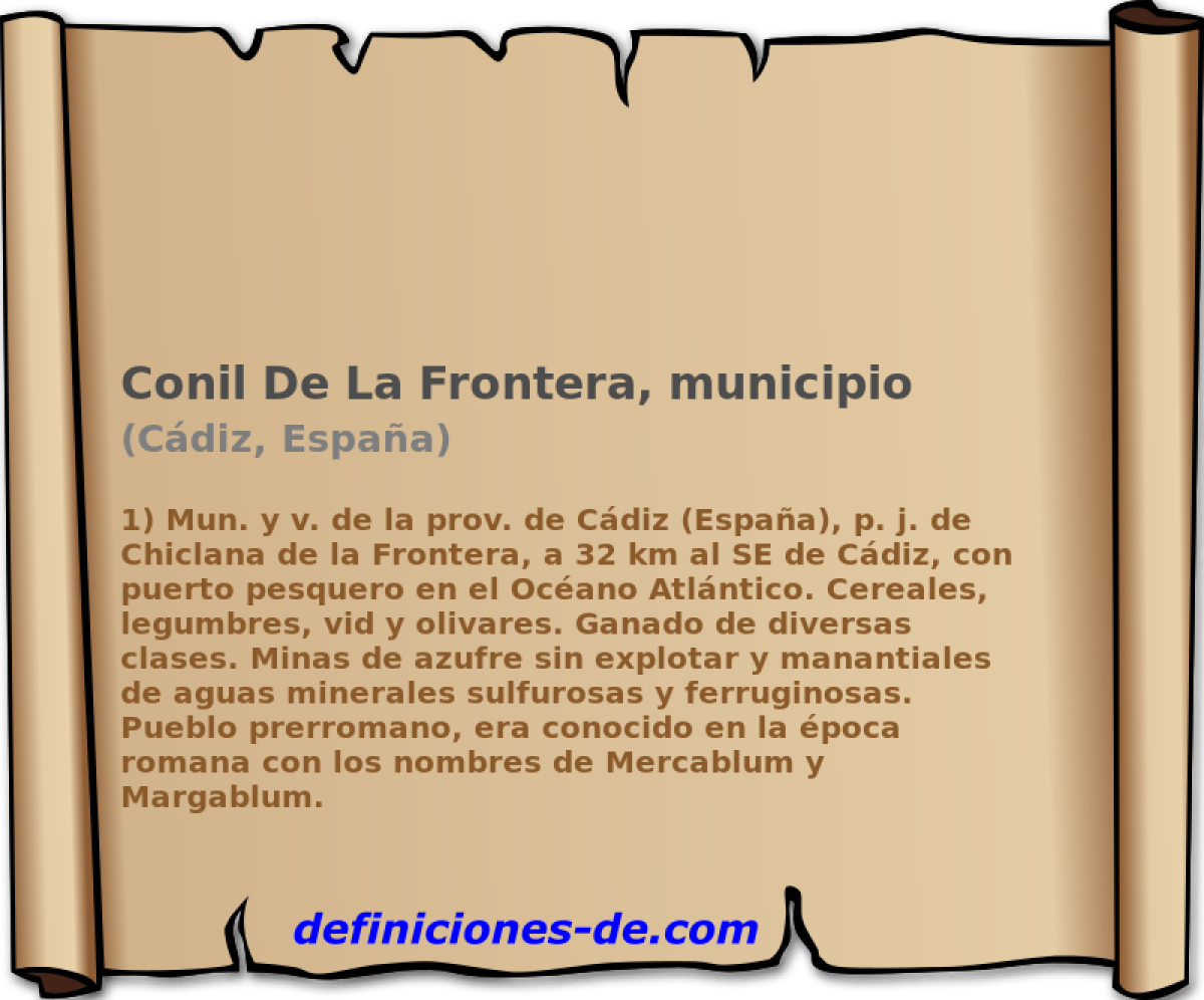 Conil De La Frontera, municipio (Cdiz, Espaa)