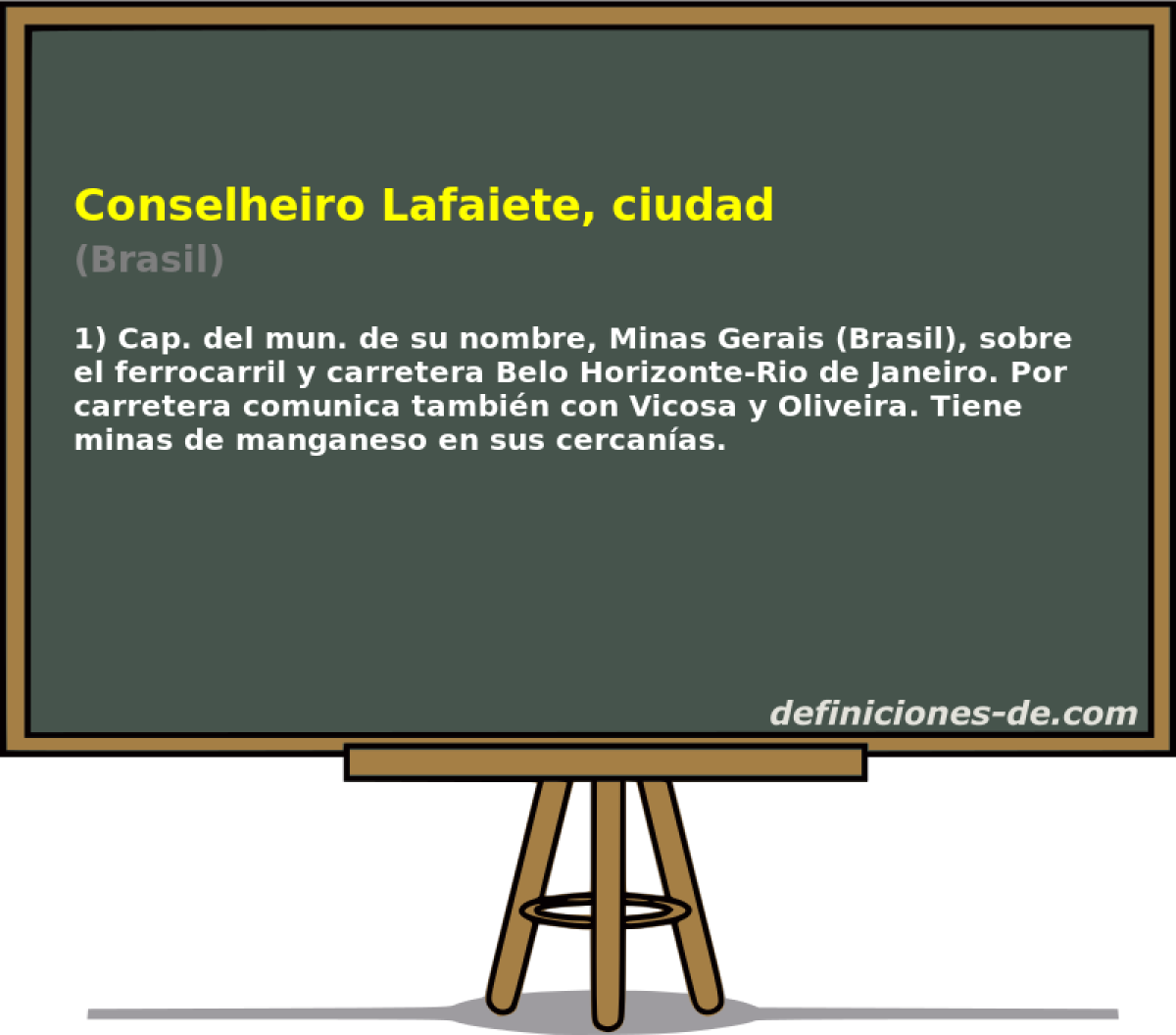 Conselheiro Lafaiete, ciudad (Brasil)