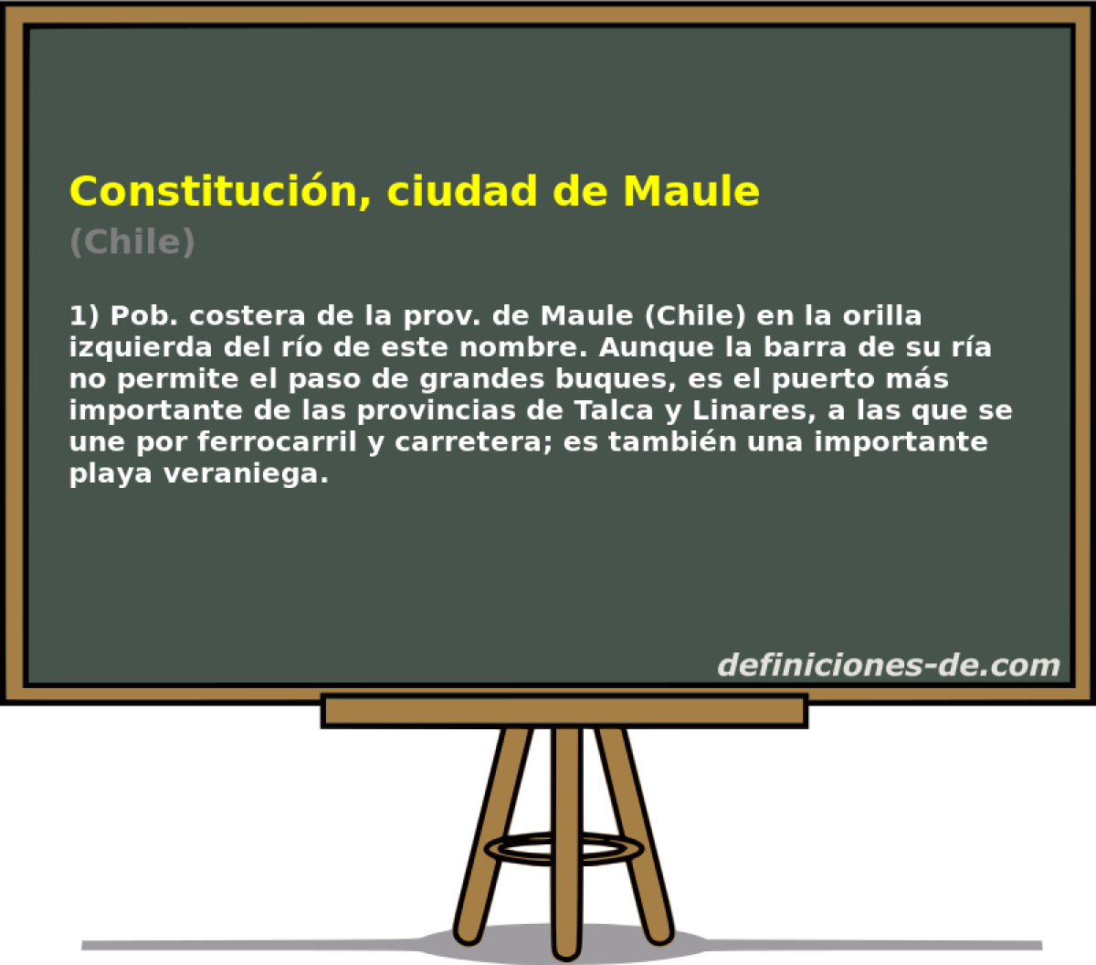 Constitucin, ciudad de Maule (Chile)