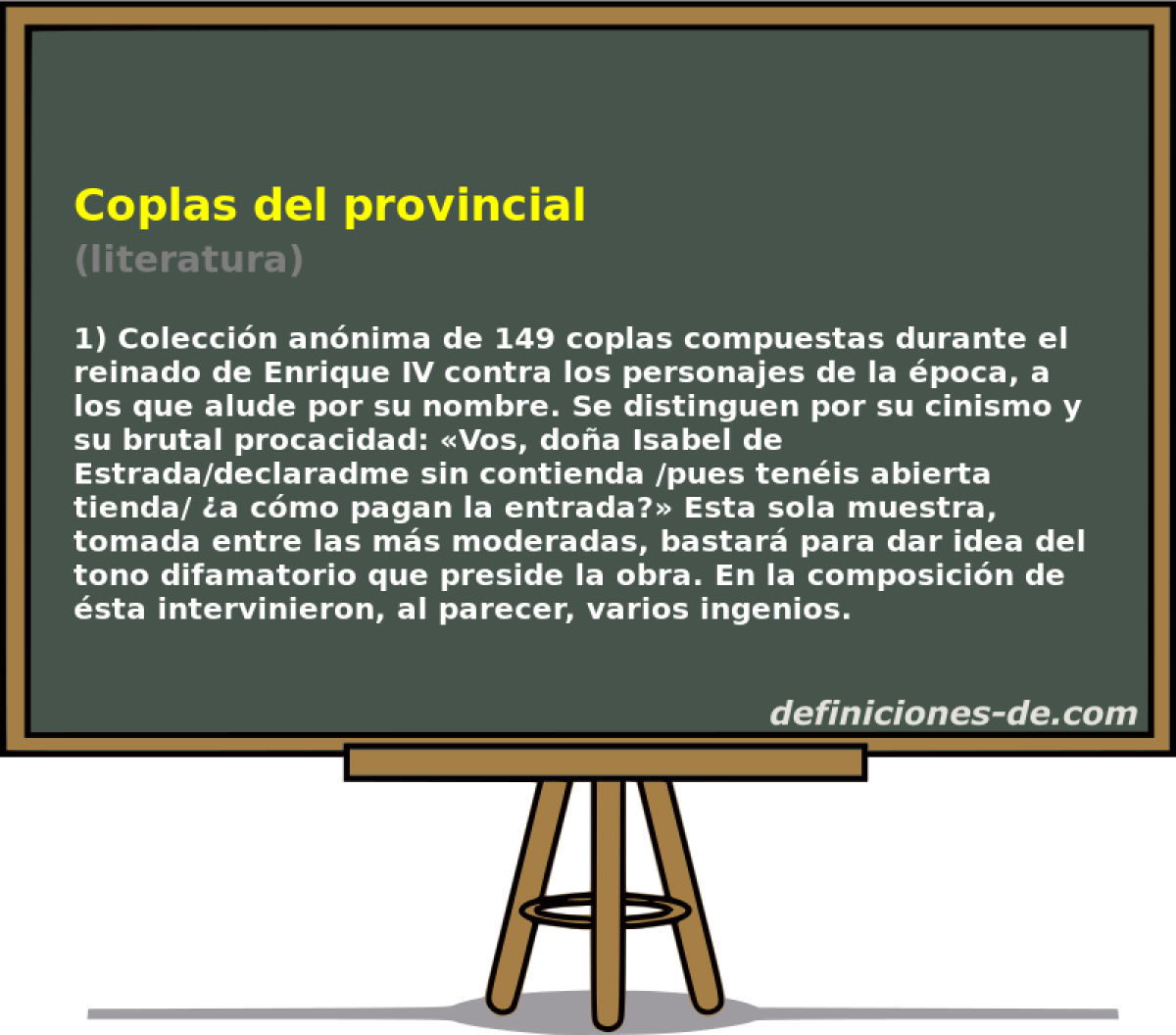 Coplas del provincial (literatura)