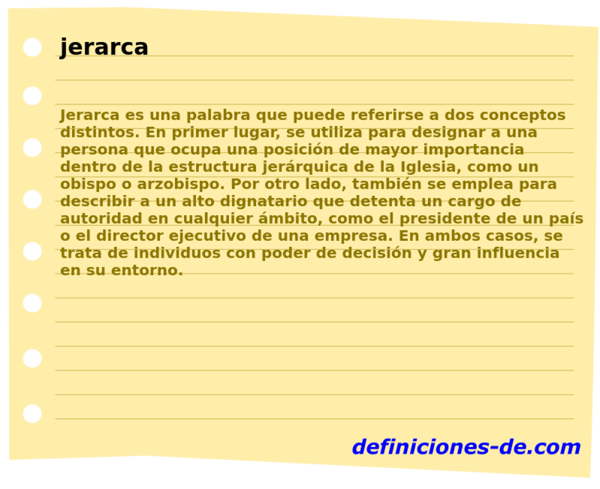 jerarca 