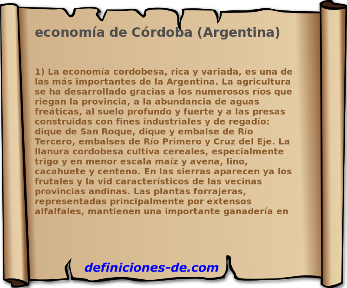 economa de Crdoba (Argentina) 