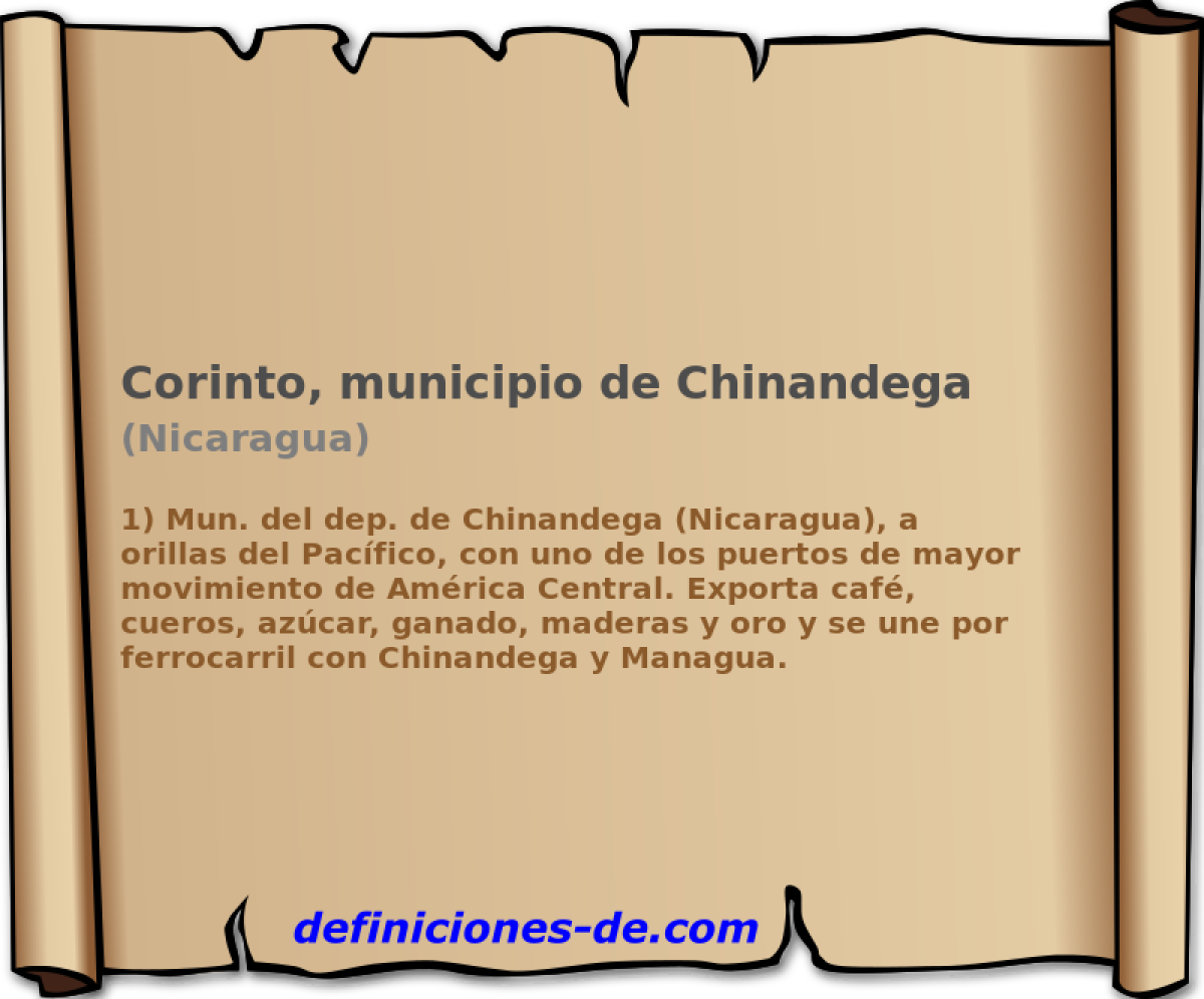 Corinto, municipio de Chinandega (Nicaragua)