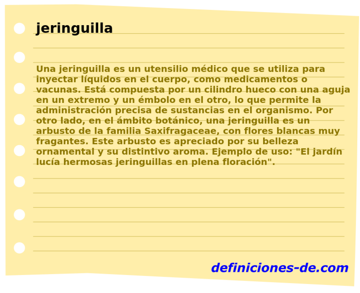 jeringuilla 