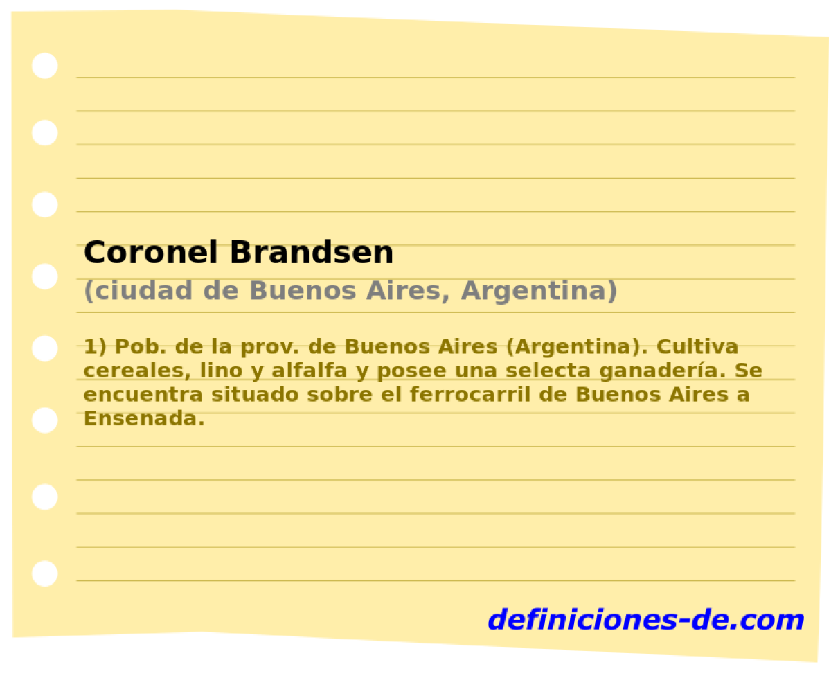 Coronel Brandsen (ciudad de Buenos Aires, Argentina)