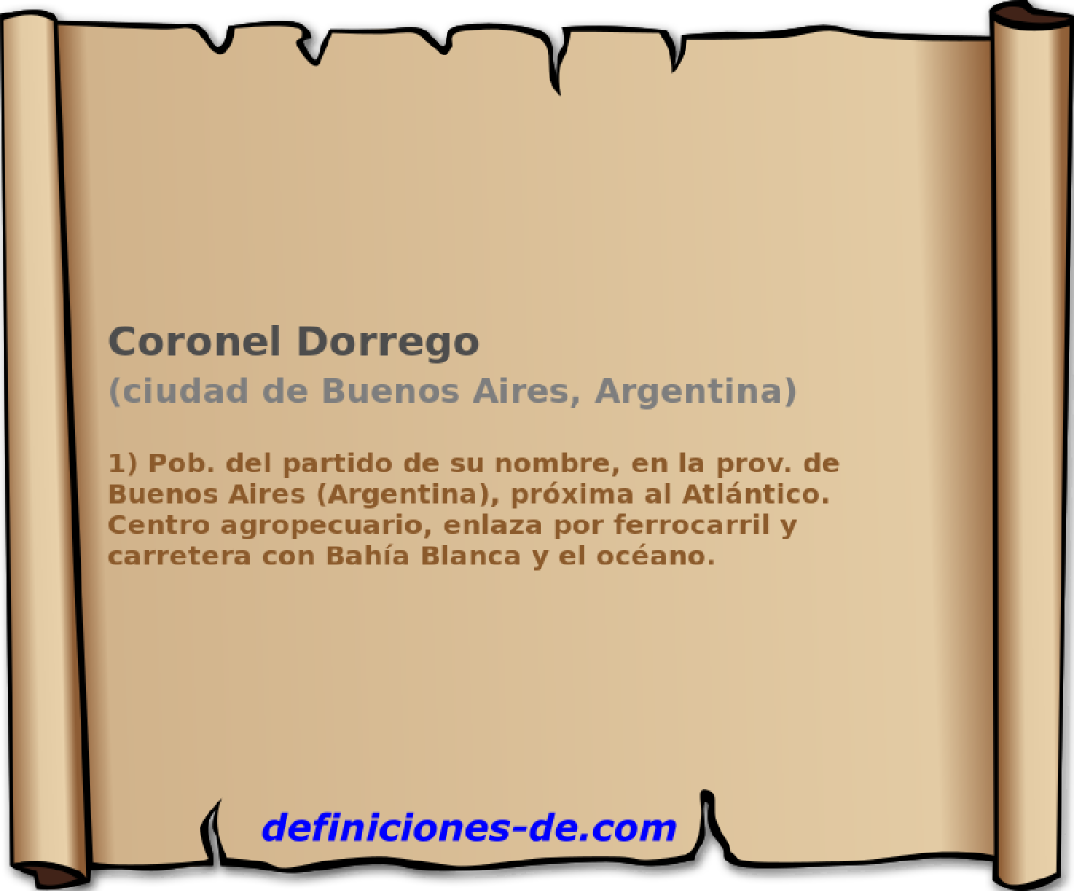 Coronel Dorrego (ciudad de Buenos Aires, Argentina)