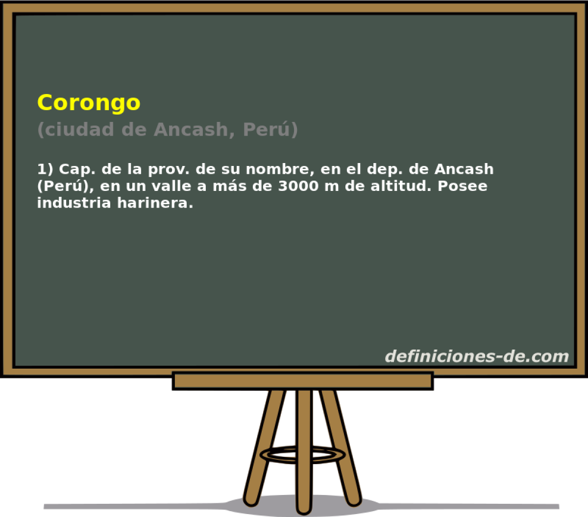 Corongo (ciudad de Ancash, Per)