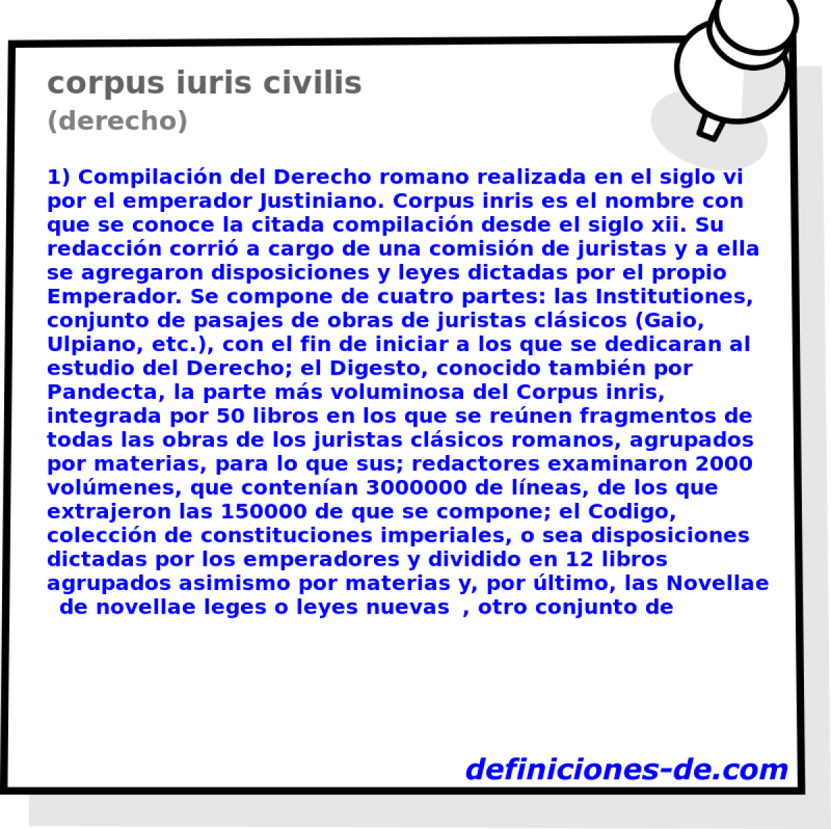 corpus iuris civilis (derecho)