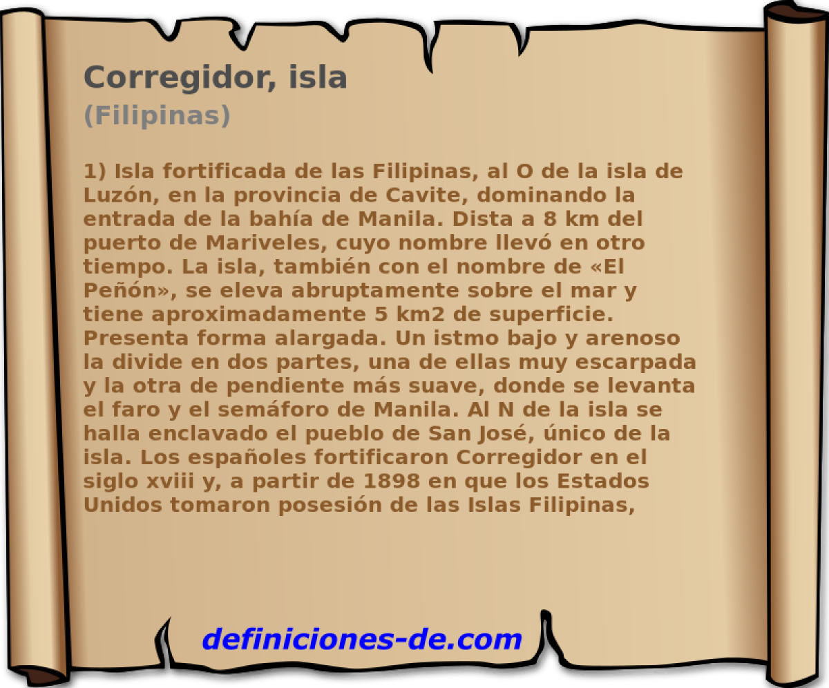 Corregidor, isla (Filipinas)